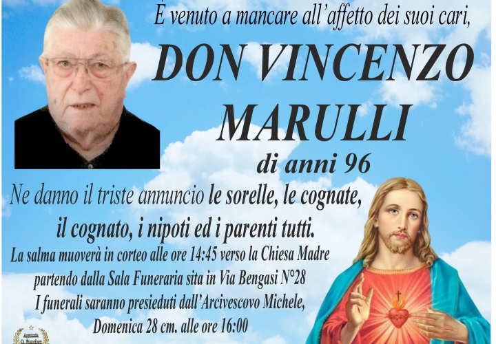 Annuncio Don Vincenzo Marulli